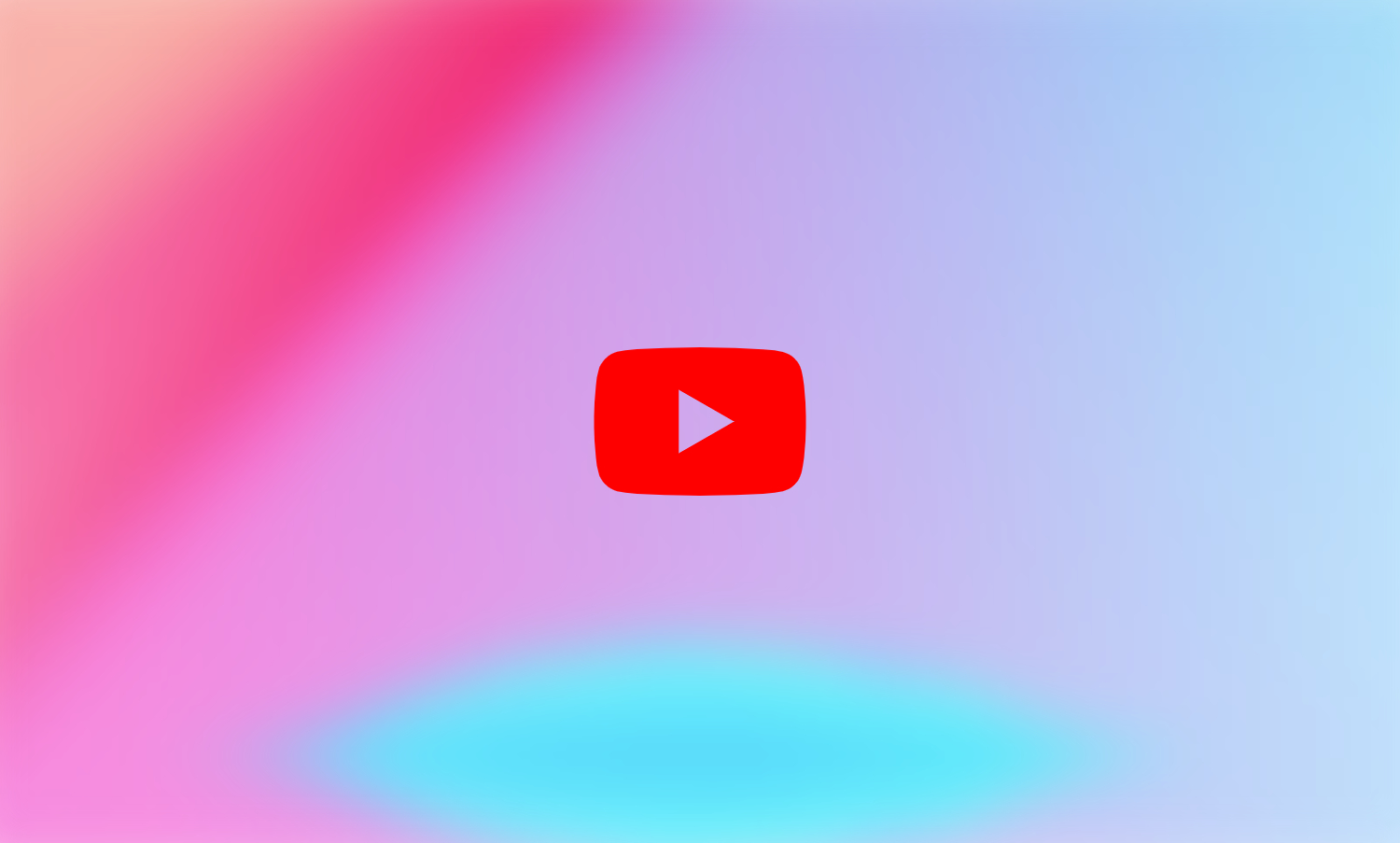 A gradient with a waveform on it, with the YouTube logo in the center